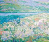 HAGN Alfred Blomstrende Frukttrær 1911 HAGN Alfred Blomstrende Frukttrær 1911