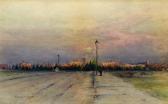 HALLETT Hendricks A. Sunrise Over The City HALLETT Hendricks A. Sunrise Over The City
