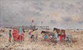 HAMBOURG Andre Sur La Plage, Temps Calme, Trouville HAMBOURG Andre Sur La Plage, Temps Calme, Trouville