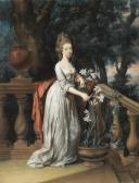 HAMILTON Hugh Douglas Portrait Of Emilia Olivia, Duchess Of Leinster HAMILTON Hugh Douglas Portrait Of Emilia Olivia, Duchess Of Leinster
