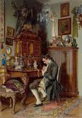 HAMZA Johann Interior With A Young Man. HAMZA Johann Interior With A Young Man.