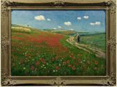 HANFT Willy Sommerlandschaft Mitklatschmohnwiesen HANFT Willy Sommerlandschaft Mitklatschmohnwiesen