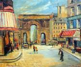 HANN George Paris Street Scene HANN George Paris Street Scene