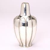 HANSEN Hans Sterling Silver Orchidvase With Channeled Corpus HANSEN Hans Sterling Silver Orchidvase With Channeled Corpus