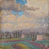 HANSEN Peter Marius Italiensk Landskab Med Skyet Luft. Pompeji HANSEN Peter Marius Italiensk Landskab Med Skyet Luft. Pompeji