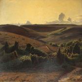 HANSEN Sigvard Marius View Of A Moor Landscape In The Afternoon HANSEN Sigvard Marius View Of A Moor Landscape In The Afternoon