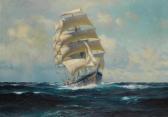 HARDERS Johannes Clipper Under Full Sail HARDERS Johannes Clipper Under Full Sail