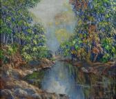 HARDRICK John Wesley Stream In Fall Landscape HARDRICK John Wesley Stream In Fall Landscape