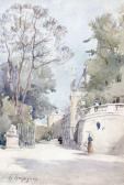 HARPIGNIES Henri Joseph Vue Du Palais Du Louvre Prise Du Jardin Des Tuileries HARPIGNIES Henri Joseph Vue Du Palais Du Louvre Prise Du Jardin Des Tuileries