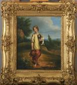 HARRIS Henry Landscape With A Boy And A Dog HARRIS Henry Landscape With A Boy And A Dog