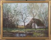 HARRIS Lewis Dutch Landscape After Gorter , Pastel, Signed Lower Right H. Lewis And Inscribed After Gorter. Contained In Gilt Frame. Condition: No Visible Defects, Not Examined Out Of Frame, Wear To Frame. Dimensions: 19 1/2" X 25 1/2", Frame 22 5/8" X 28 5/8" HARRIS Lewis Dutch Landscape After Gorter , Pastel, Signed Lower Right H. Lewis And Inscribed After Gorter. Contained In Gilt Frame. Condition: No Visible Defects, Not Examined Out Of Frame, Wear To Frame. Dimensions: 19 1/2" X 25 1/2", Frame 22 5/8" X 28 5/8"
