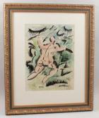 HARTA Felix Albrecht Nude With Spread Arms Seen From Behind In A Landscape HARTA Felix Albrecht Nude With Spread Arms Seen From Behind In A Landscape