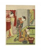 HARUNOBU Suzuki Interrupting Courtesans Reading A Letter HARUNOBU Suzuki Interrupting Courtesans Reading A Letter