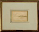 HARVEY George Wainwright A Schooner In A Calm HARVEY George Wainwright A Schooner In A Calm