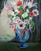 HARVEY Gertrude Life Of Flowers In A Vase By A Window HARVEY Gertrude Life Of Flowers In A Vase By A Window