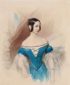 HAU Woldemar Ivanovich Portrait Of Grand Duchess Alexandra Nikolaevna HAU Woldemar Ivanovich Portrait Of Grand Duchess Alexandra Nikolaevna
