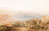 HAYES George Figures In A Coastal Landscape HAYES George Figures In A Coastal Landscape