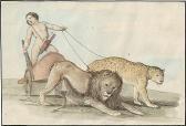 HAYEZ Francesco Amor Im Streitwagen, Gezogen Von Einem Löwen Und Leoparden HAYEZ Francesco Amor Im Streitwagen, Gezogen Von Einem Löwen Und Leoparden
