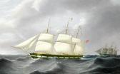 HEARD Joseph The Full-rigged
William Fisher
Sailing In Company With The Barque HEARD Joseph The Full-rigged
William Fisher
Sailing In Company With The Barque