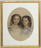 Heardon A. Portrait Of Two Sisters Heardon A. Portrait Of Two Sisters