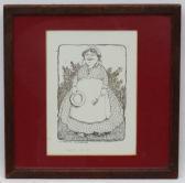 HEATH William A Woman With Spoon And Bowl HEATH William A Woman With Spoon And Bowl