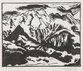 HECKEL Erich Berge HECKEL Erich Berge