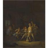 HEEMSKERCK van Egbert II A Tavern Interior With Peasants Drinking And Singing HEEMSKERCK van Egbert II A Tavern Interior With Peasants Drinking And Singing