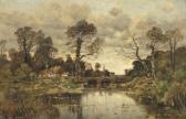 HEFFNER Karl Flusslandschaft HEFFNER Karl Flusslandschaft
