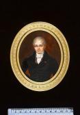 HEIGEL Joseph The Comte De Reiset, Wearing Black Coat With Red Ribbon On His Lapel, Purple Waistcoat, White Chemise, Tied Stock And Spectacles. HEIGEL Joseph The Comte De Reiset, Wearing Black Coat With Red Ribbon On His Lapel, Purple Waistcoat, White Chemise, Tied Stock And Spectacles.