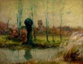 HEINRICH G. Flusslandschaft HEINRICH G. Flusslandschaft