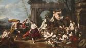 HEISS Johann Danse De Satyres Et De Nymphes Et Bacchanale HEISS Johann Danse De Satyres Et De Nymphes Et Bacchanale