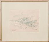 HELIKER John Edward Landscape With Telephone Pole HELIKER John Edward Landscape With Telephone Pole