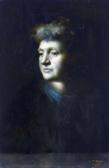 HENNER Jean Jacques Portrait De Mme Goutzwiller HENNER Jean Jacques Portrait De Mme Goutzwiller
