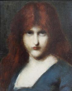 Jean Jacques Henner - Portrait Of A Girl - henner_jean_jacques-portrait_of_a_girl~OM25e300~10420_20140321_298_302