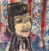 HENNESSY Kate Portrait Study Of A Girl In A Bonnet HENNESSY Kate Portrait Study Of A Girl In A Bonnet