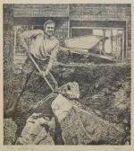 HENRY E. Male Figure Digging HENRY E. Male Figure Digging