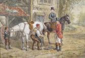 HERBERTE Edward Benjamin At The Farriers HERBERTE Edward Benjamin At The Farriers