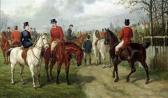 HERBERTE Edward Benjamin The Hunt Meet HERBERTE Edward Benjamin The Hunt Meet