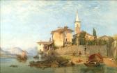 HERING George Edwards Italian Lake Scene HERING George Edwards Italian Lake Scene