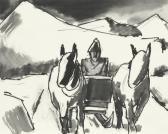 HERMAN Josef Horses And Cart HERMAN Josef Horses And Cart