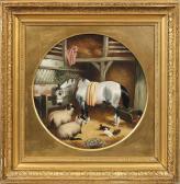 HERRING John Frederick I Stallinterieur Mit Pferd, Schafen Und Enten HERRING John Frederick I Stallinterieur Mit Pferd, Schafen Und Enten