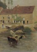 HERVE Jules Rene Vaches Allant Boire HERVE Jules Rene Vaches Allant Boire