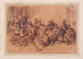 HERVIER Louis Adolphe La Foire Aux Nourrices A Amiens HERVIER Louis Adolphe La Foire Aux Nourrices A Amiens