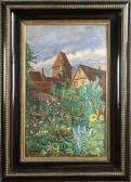 HERZOG Franz Max Blomstrande Bakgård HERZOG Franz Max Blomstrande Bakgård