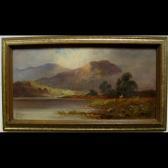 HICKS David Figures Fishing In A Highland Lake HICKS David Figures Fishing In A Highland Lake