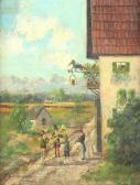 HILDEBRAND Emil Ständchen Vor Dem Gasthaus HILDEBRAND Emil Ständchen Vor Dem Gasthaus