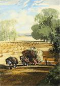 HILDER Rowland Harvesting Scene HILDER Rowland Harvesting Scene