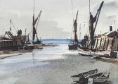 HILDER Rowland Whitstable Harbour At Low Tide HILDER Rowland Whitstable Harbour At Low Tide