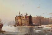 HILGERS Carl Winterlandschaft Mit Eisläufern HILGERS Carl Winterlandschaft Mit Eisläufern