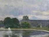 HILLAIRET Anatole Eugene Le Bassin Des Tuileries HILLAIRET Anatole Eugene Le Bassin Des Tuileries